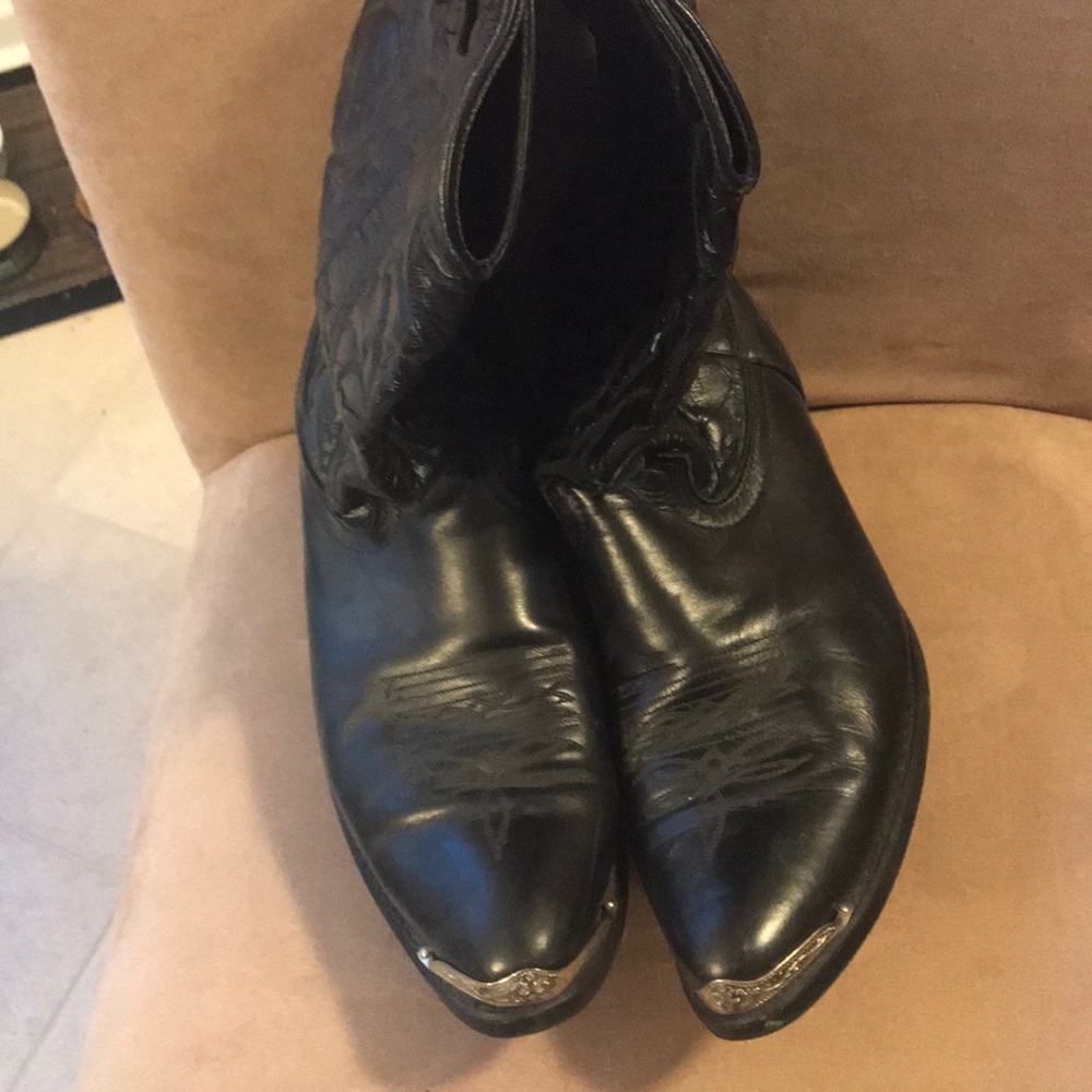 Vintage Black cowboy boots